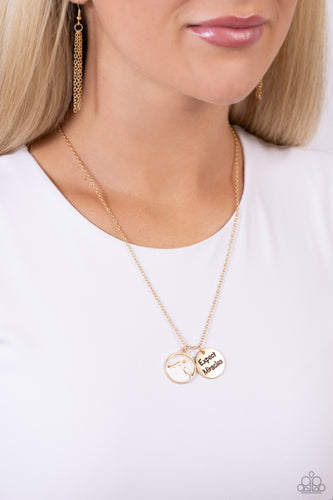 Paparazzi Accessories: Expect Miracles - Gold Inspirational Necklace