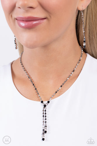 Paparazzi Accessories: Blinding Balance - Black Choker Necklace