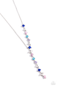 Paparazzi Accessories: Diagonal Daydream - Multi Necklace