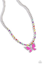 Load image into Gallery viewer, Paparazzi Accessories: Vibrant Flutter - Multi Butterfly Necklace