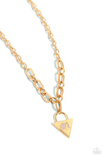 Load image into Gallery viewer, Paparazzi Accessories: Your Number One Follower - Gold Sports Lover Necklace