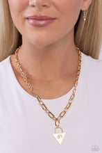 Load image into Gallery viewer, Paparazzi Accessories: Your Number One Follower - Gold Sports Lover Necklace