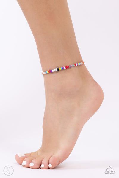 Paparazzi Accessories: Seize the Shapes - Multi Seed Bead Anklet 