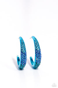 Paparazzi Accessories: Obsessed with Ombré - Blue Earrings