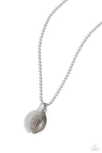 Load image into Gallery viewer, Paparazzi Accessories: Timeless Tackle - Silver Sports Lover Necklace