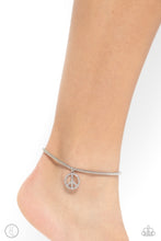 Load image into Gallery viewer, Paparazzi Accessories: Pampered Peacemaker - White Anklet