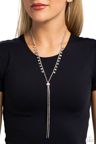 Paparazzi Accessories: Synchronized SHIMMER - Multi Iridescent Necklace