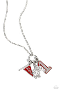 Paparazzi Accessories: Cheering Section - Red Sports Lover Necklace