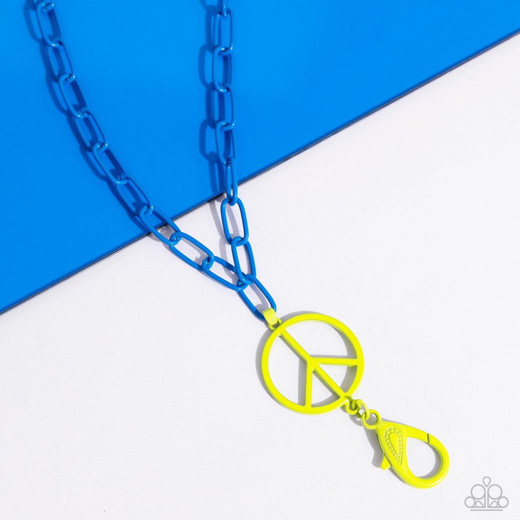 Paparazzi Accessories: Tranquil Unity - Blue Lanyard