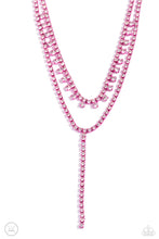 Load image into Gallery viewer, Paparazzi Accessories: Champagne Night - Pink Choker Necklace