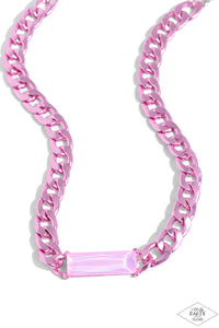 Paparazzi Accessories: Urban Royalty - Pink Necklace - Life Of The Party Exclusive