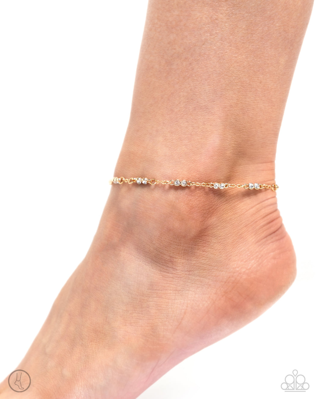 Paparazzi Accessories: Simple Sass - Gold Anklet