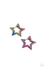 Load image into Gallery viewer, Paparazzi Accessories: In A Galaxy STAR, STAR Away - Multi Oil Spill Earrings