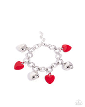 Load image into Gallery viewer, Paparazzi Accessories: Whole Lotta Love - Red Bracelet