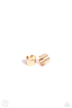 Load image into Gallery viewer, Paparazzi Accessories: Seize the Chicness - Gold Cuff Earrings