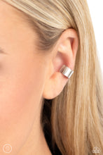 Load image into Gallery viewer, Paparazzi Accessories: Seize the Chicness - Silver Cuff Earrings