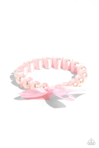Paparazzi Accessories: Ribbon Rarity - Pink Bracelet