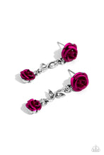 Load image into Gallery viewer, Paparazzi Accessories: Led by the ROSE - Pink Earrings