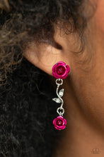 Load image into Gallery viewer, Paparazzi Accessories: Led by the ROSE - Pink Earrings