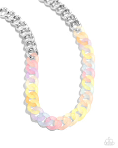 Paparazzi Accessories: Rainbow Ragtime - Multi Acrylic Necklace