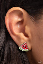 Load image into Gallery viewer, Paparazzi Accessories: Watermelon Slice - Red Earrings