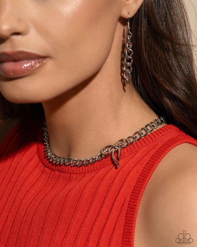 Paparazzi Accessories: Leading Loops - Silver Necklace