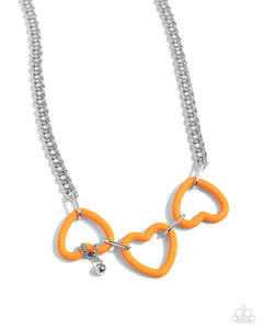 Paparazzi Accessories: Heart Homage - Orange Necklace