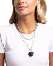 Load image into Gallery viewer, Paparazzi Accessories: HEART Gallery - Blue Necklace