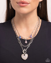 Load image into Gallery viewer, Paparazzi Accessories: HEART History - Multi Iridescent Necklace