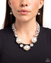 Load image into Gallery viewer, Paparazzi Accessories: Generously Glossy - White Oversized Pearl Necklace