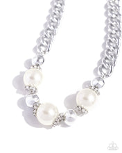 Load image into Gallery viewer, Paparazzi Accessories: Generously Glossy - White Oversized Pearl Necklace