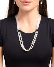 Load image into Gallery viewer, Paparazzi Accessories: Honorable Haute - Silver Pearl Necklace