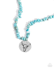 Load image into Gallery viewer, Paparazzi Accessories: Longhorn Leader - Blue Necklace