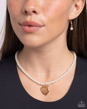Load image into Gallery viewer, Paparazzi Accessories: Filigree Infatuation - Gold Pearl Necklace