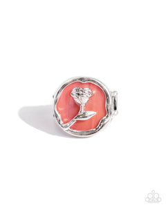 Paparazzi Accessories: Belles Rose - Orange Ring