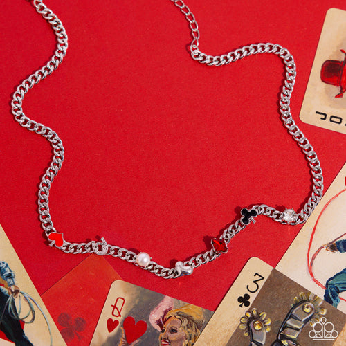 Paparazzi Accessories: Vegas Vault - Red Necklace