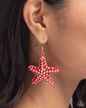 Load image into Gallery viewer, Paparazzi Accessories: Skilled Starfish - Orange Earrings