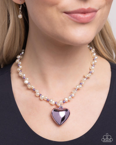 Paparazzi Accessories: Mermaid Model - Purple Necklace
