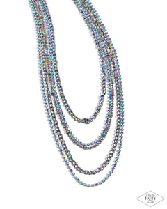 Paparazzi Accessories: Dangerously Demure - Multi Oil Spill Necklace - Life Of The Party Exclusive