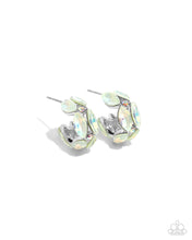 Load image into Gallery viewer, Paparazzi Accessories: Dazzling Destiny - Green Iridescent Earrings