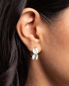 Paparazzi Accessories: Dazzling Destiny - Green Iridescent Earrings