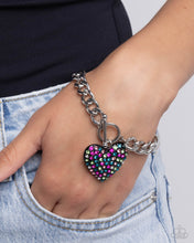 Load image into Gallery viewer, Paparazzi Accessories: Enamored Elegance - Black Heart Bracelet