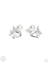 Load image into Gallery viewer, Paparazzi Accessories: Modular Mermaid - White Earrings