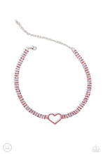 Load image into Gallery viewer, Paparazzi Accessories: Rows of Romance - Pink Choker Necklace