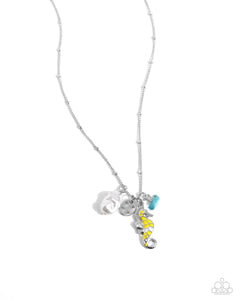 Paparazzi Accessories: Seahorse Shimmer - Yellow Necklace