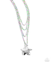 Load image into Gallery viewer, Paparazzi Accessories: Seize the Stars Necklace and Stellar Savvy Bracelet - Green SET
