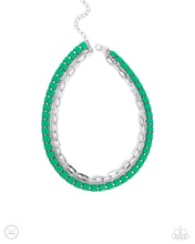 Load image into Gallery viewer, Paparazzi Accessories: LAYER of the Year - Green Choker Necklace