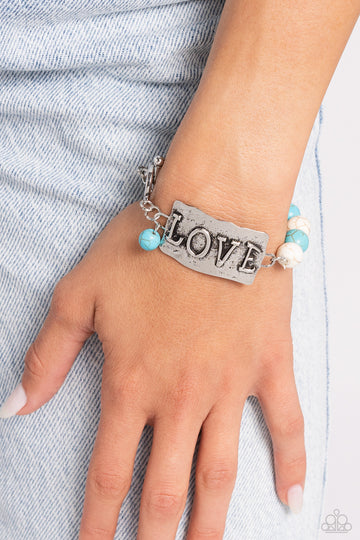 Paparazzi Accessories: Lovely Stones - Multi Inspirational Bracelet