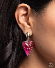 Load image into Gallery viewer, Paparazzi Accessories: Glossy Goodwill - Pink Earrings