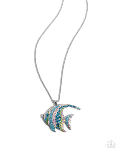 Paparazzi Accessories: Tropical Talent - Multi Iridescent Necklace